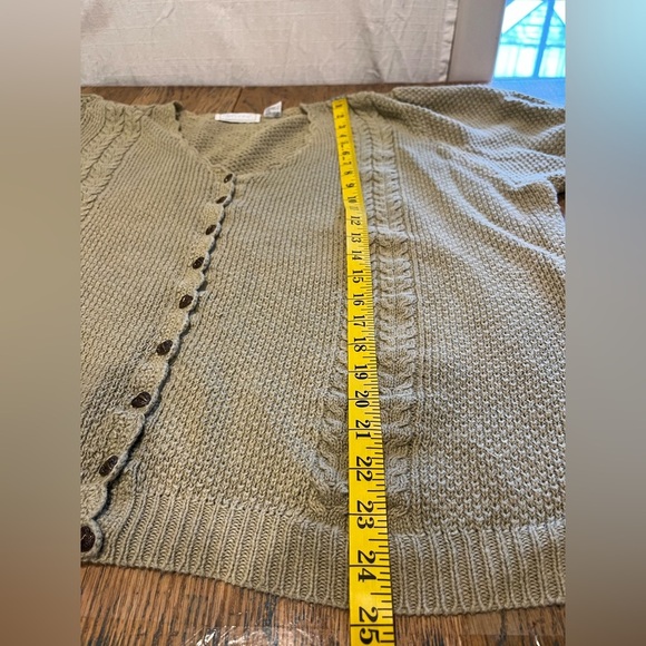 Chunky Olive Cardigan – Maggie Lawrence Sport – Size 22/ - Picture 3 of 8